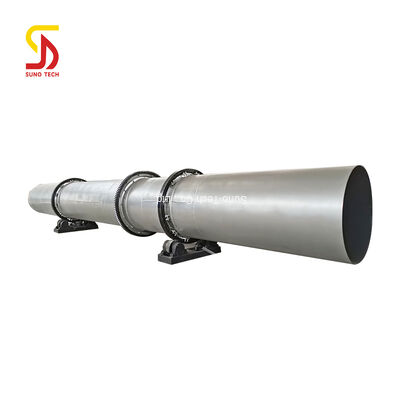 مجفف دوار معدني أسطوانة واحدة للرمل والسماد ونشارة الخشب، مجفف دوار للنشا وبقايا الصلب