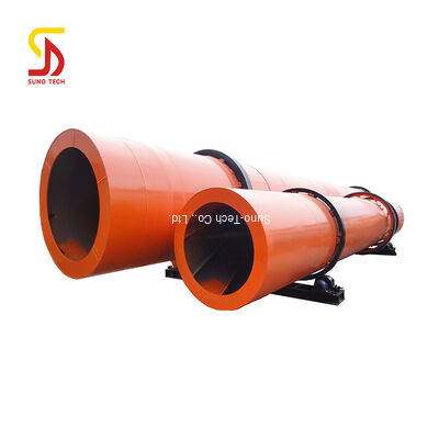 Slag Sawdust Coal Rotary Dryer Electric Heating Sludge Rotary Drum Dryer For Clay Cement Gypsum