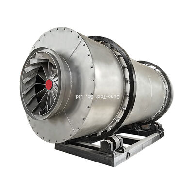 Equipamento rotativo de secagem de areia fluvial