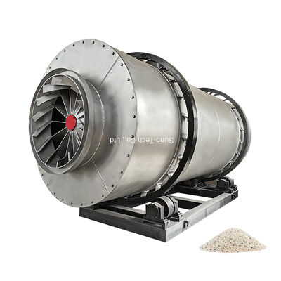 Secador rotativo de pó de gesso de baixo consumo de energia Fragmentos de madeira areia lama sal marinha secador rotativo de esterco de aves de capoeira secador rotativo