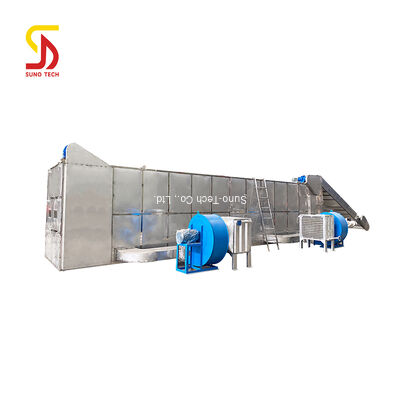 Automatic Energy Saving High Productivity Mesh Belt Dryer for Industrial Food Processing