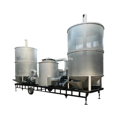 Portable 15tons Per Batch Mobile Rice Dryer Machine Diesel Corn Grain Dryer