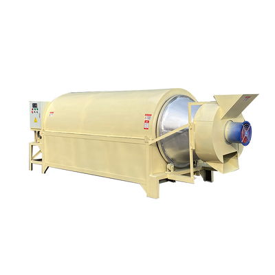 Electric Mini Rotary Dryer Sea Salt Lime Powder Rotary Dryer Furnace For Slag Aluminium Shavings Wood Shavings