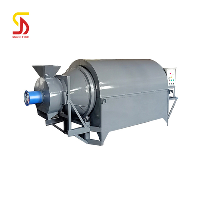 High Performance Sawdust Slag Mini Rotary Drum Dryer For Tea Barley Malt