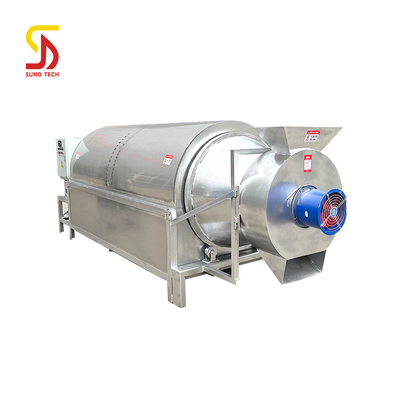 Stainless Steel Cassava Small Rotary Dryer Fruit And Vegetable Rotary Drum Dryer For Organic Fertilizers