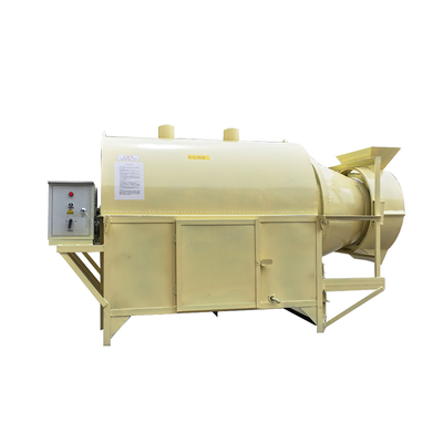 Small   Industrial Rotary Drum Dryer Cassava Pulp Residue Sugarcane Residue / Fruit Residue Beer Residue Starch Rotary Dryer