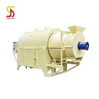 Peanut Hazelnut Nut Almond Small Rotary Drum Dryer Sawdust Sand Stainless Steel Drum Dryer