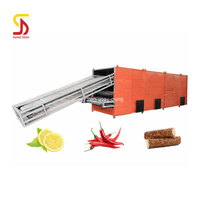 Automatic Multifunctional Mesh Belt Dryer with High Safety Level for Continuous Drying of Grains and Tea