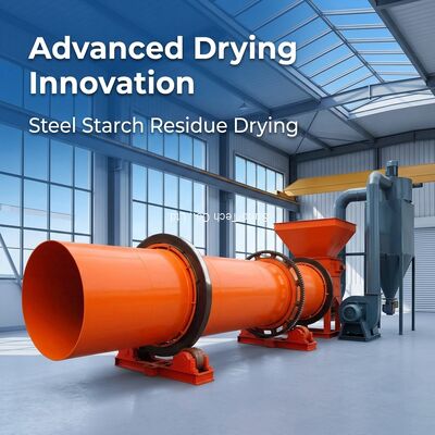 SUNO Rotary Drum Dryer For Clay Drying Steel Starch Residue Wood Pellet Dryer