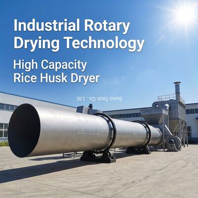 Industrial Hot Air Rotary Dryer Poultry Manure Compost Fodder Rice Husk Rotary Drying Machine