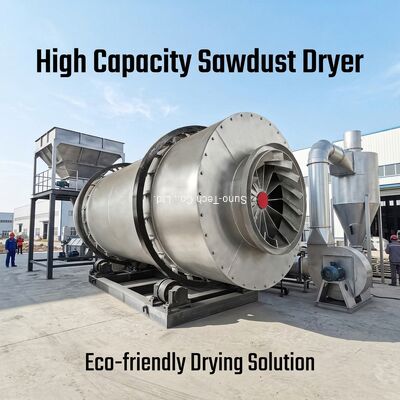 Sludge Rotary Dryer Furnace Slag Sawdust Coal Rotary Dryer Organic Fertilizer High Capacity