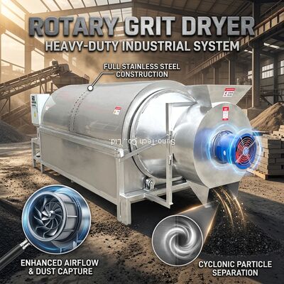 Industrial Small Rotary Drum Dryer Sand And Gravel Dryer Limestone Gypsum Rotary Dryer