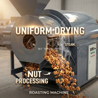 Agricultural Rotary Dryer Machine Electric Heating Rotary Drum Dryer Soybean Sunflower Seeds Nuts Rotary Dryer