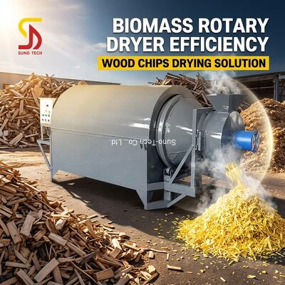 Wood Chips Wood Shavings Small Rotary Dryer Diesel Waste Grain Biomass Rotary Dryer