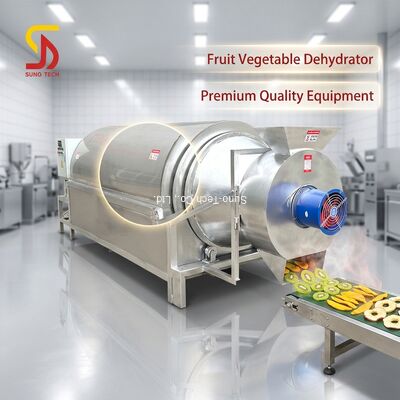 Stainless Steel Cassava Small Rotary Dryer Fruit And Vegetable Rotary Drum Dryer For Organic Fertilizers