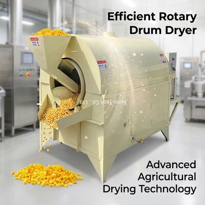 Corn Rice Wheat Sorghum Drum Dryer Agricultural Product Drying Equipment Factory Direct Sales Automatic Rotary Dryer