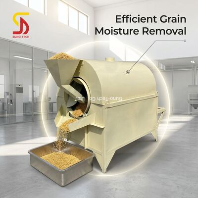 Customisable Stainless Steel Rotary Dryer Suitable For Food Coffee Bean Rotary Dryer Grain Rotary Dehydrator