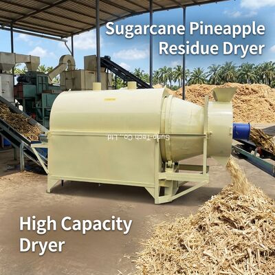 Sugarcane Pineapple Spinach Residue Small Rotary Dryer ZQ350