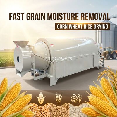 Agricultural Drum Corn Wheat Rice Grain Dryer Machine High Efficiency