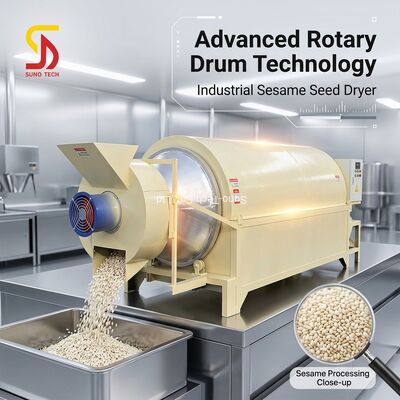Grain Peanut Sesame Nut Chestnutmini Rotary Drum Dryer Electric Rotary Dryer
