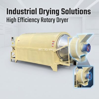 Electric Mini Rotary Dryer Sea Salt Lime Powder Rotary Dryer Furnace For Slag Aluminium Shavings Wood Shavings
