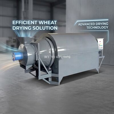 Wheat Corn Rice Small Rotary Drum Dryer Large Capacity Grain Drum Dryer