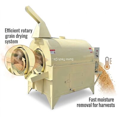 Automatic small rotary dryer Corn Rice Wheat Sorghum Agricultural Product Drying Equipment