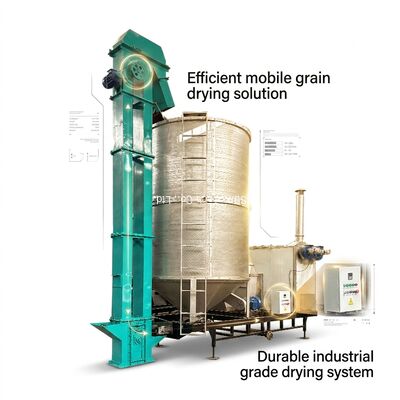 Agriculture Small Corn Dryer Machine Diesel Burner Paddy Rice Grain Mobile Maize Dryer