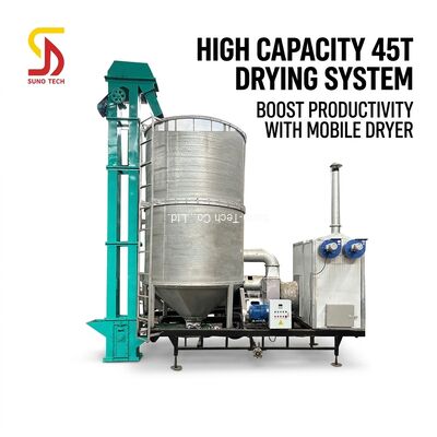 45t High Efficiency Mobile Grain Dryer Soybean Corn Pellet Dryer Machine Corn Grain Dryer