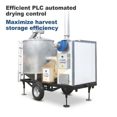 PLC Mini Mobile Electric Grain Dryer Compact For Agricultural