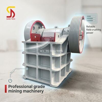 Frantoio a mascelle piccolo per estrazione oro portatile Prezzo 260 giri/min Frantoio a mascelle con motore diesel