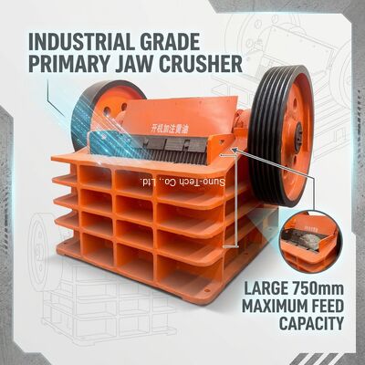 200r/Min Concrete Jaw Crusher Mining Diesel Engine Jaw Crusher Maximum Feed Size 750mm