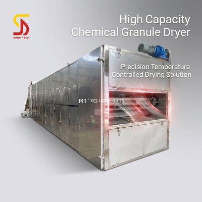 Chemical Granule Belt Dryer Pigment and Resin Hot Air Circulation Drying Equipment
