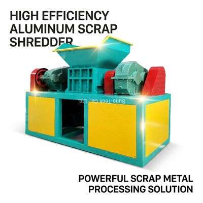 220V/380V Scrap Can Shredder Machine Aluminum Door And Window Scrap Aluminum Sheet Shredder