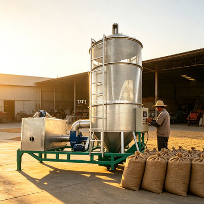 New 30t/d Diesel Mobile Grain Dryer Paddy Rice Corn Farm Low Temperature Circulating Grain Drying Machine