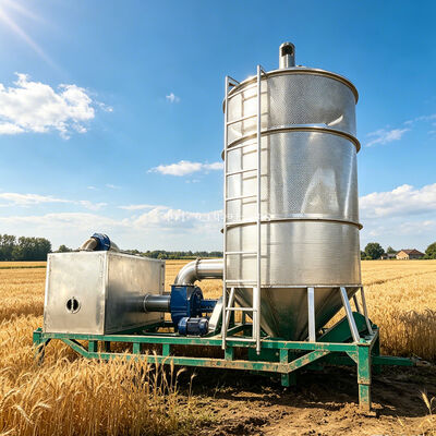 Multifunction 10 Tons Corn Wheat Grain Dryer Paddy Dryer Machine Wheat Mobile Garin Dryer for Sale